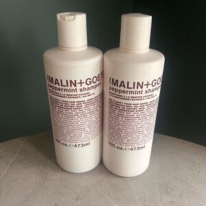 Malin + Goetz Peppermint Shampoo 16 oz x 2